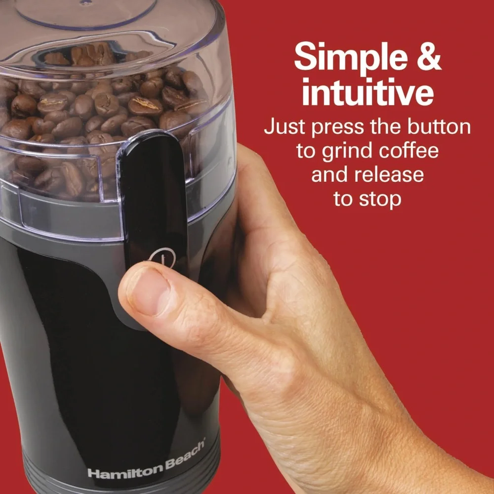Hamilton Beach Fresh Grind Electric Stainless Steel Coffee Grinder-80335R